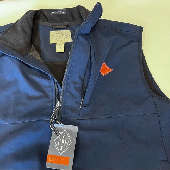 St. John’s Bay Comfort Stretch Windproof Water Resistant Vest Jacket Medium - Picture 5 of 10
